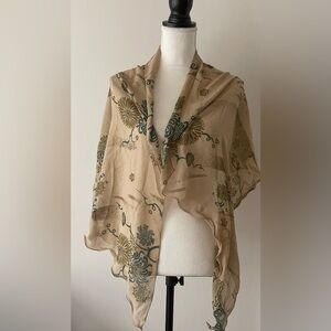 Women’s Asymmetrical Scarf/ Beach Cover